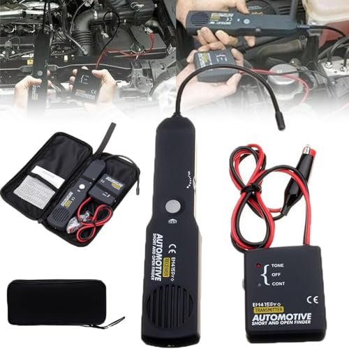 Em415pro Automotive Electrical Open&Short Finder Circuit Tester Breaker Tracker, Automotive Open Short Finder, Digital Car Circuit Scanner Diagnostic Tool, Automotive Wire Tracer Tool