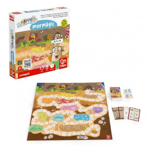 Hape Mormels & Peppers Mormagic - Innovatives und spaßiges Leiterspiel für einen spielerischen Einstieg in die Welt der Zahlen ab 5 Jahren