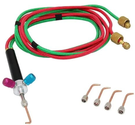 Yominerr Chalumeau de Soudage à L'Acétylène et à L'Oxygène, Kit de Chalumeau de Soudage Portable