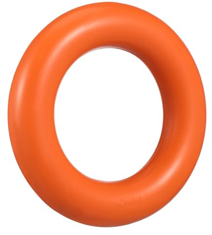 Milisten Pet Chew Ring Toy Rubber Dog Chew Toys for Teeth Cleaning Sturdy Rubber Material Diameter 9Cm for Medium and Large Dogs