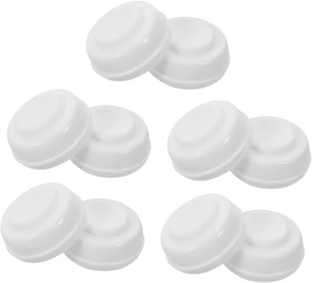 BESPORTBLE 10 Pièces Bouchon D'étanchéité De Bouteille De Grand Diamètre Couvercles De Bouteilles D'eau Couvre-bouteilles De Voyage D'eau De Remplacement Pp White