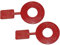 Sicherheitsfahne Patronenlagersperre für Revolver Kaliber .357/.44/.38 (2 Stück) | Safety Flag | Roter Kunststoff | Sichtbarer Waffenzustand