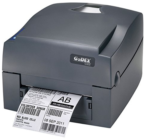 Thermodrucker Thermodirektdrucker Etikettendrucker Godex G500 203 DPI Modell mit Abreißkante mittig geführt LAN
