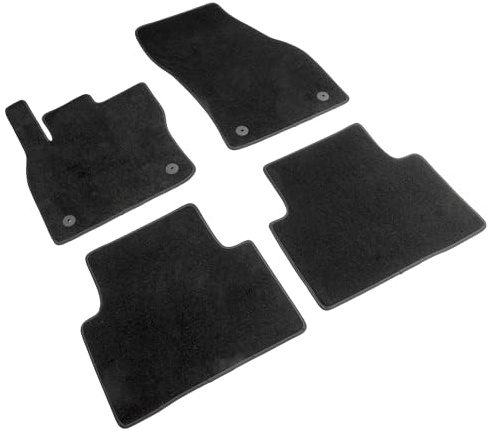 WALSER Premium Auto Teppiche für VW Touran 05/2015-Heute, 5-Sitzer, 100% passgenaue Auto Fußmatten Made in Europe, Fußmatte Auto, Autoteppich Auto, Fussmatten Auto
