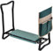 Outsunny Tabouret de Jardin Pliable agenouilloir de Jardin siège Jardinage avec Coussin Pochette Rangement Outils Vert
