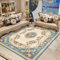 Teppich teppiche fürs kinderzimmer Easy Clean Blue Yellow Blumendesign rutschfeste Teppich Teppich für bürostuhl Kinder Zimmer Teppich 80*150CM