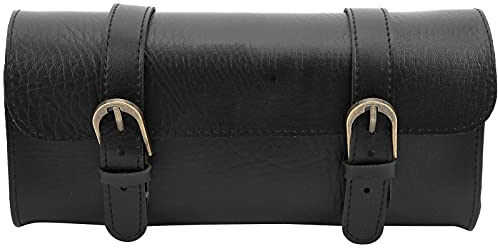 VGEBY Fahrradtasche, PU Leder Fahrradtasche Klassische Fahrrad Lenker Sattel Fahrradtasche Vintage Satteltasche