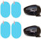 Bessy shop 4Pcs Auto Rückspiegel Film,Auto Rückspiegel Folie, HD Wasserdicht Anti-Beschlag-Spiegel Schutzfolie für Geeignet für die Meisten Autos für Autospiegel und Seitenfenster.