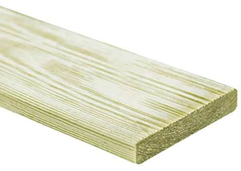vidaXL Terrassendielen 60 STK. 7,2 m² 1m Imprägniertes Kiefernholz, Terrassenbrett, Terrassendielen aus Holz, Terrassendielen aus Massivholz