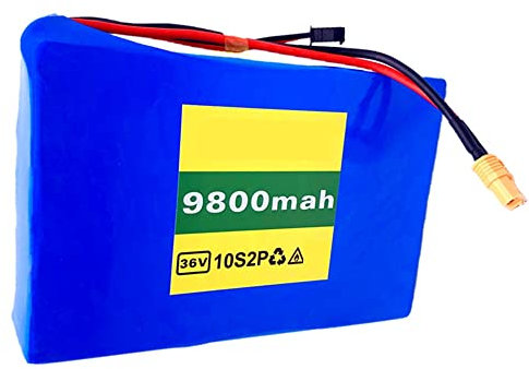 Batterie lithium-ion 18650 36 V 9,8 Ah 10 série 2 pour skateboard et vélo électrique