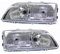 ATEC Germany 2x Hauptscheinwerfer vorne links + rechts Frontscheinwerfer, Kompatibel mit VOLVO C70 I Cabriolet (873), C70 I Coupe (872), S70 (874), V70 I (875, 876)