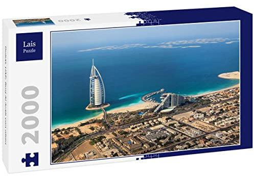 Lais Puzzle Dubai, UAE, Burj Al Arab von Oben 2000 Teile