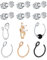 VF VFUN Fake Nasenpiercing Magnetisch Nasenpiercing Ohrringe Nieten Nicht Piercing Nase Clip Auf Edelstahl Faux Nase Piercing Schmuck