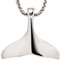 Anhänger Walfischflosse Wal-Fluke aus 925 Silber Sterlingsilber Halsschmuck Unisex