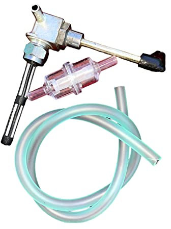 Rubinetto benzina Realizzato per Piaggio SI completo di Filtro e Tubo Carburante