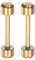 sourcing map 2Stk Uhren Schrauben Rohr Stab 16mm Innen Durchmesser Edelstahl Uhr Riemen Pins Gold Ton