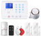 Wolf Guard W4Q-A WiFi 4G Wireless Home Alarmanlage Kit mit App Tuya Smartlife, Deutsche Speisekarte (W4Q-A)