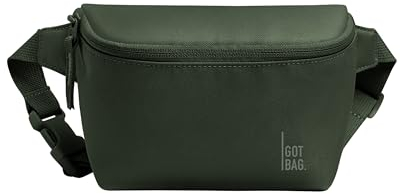 GOT BAG Bauchtasche Hip Bag 2.0 aus Ocean Impact Plastic | Gürteltasche Wasserabweisend | Stylische Umhängetasche mit verstellbarem Gurt (Algae)