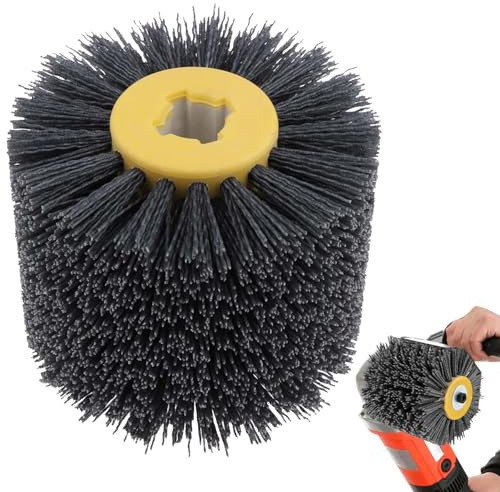 Cepillo de nailon, lijado de grano 120, cepillo de pulido, manguitos para rodillo de lijado, lijadora de cepillos, rodillo de rasado, marca y tipo de producto