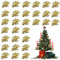 AUEJACKY 30 Stück Kerzenhalter Weihnachtsbaum,Baumkerzenhalter Clip,Baumkerzen Gold,Christbaumkerzenhalter für Hochzeit, Geburtstag, Feier, Party, Weihnachten Dekoration