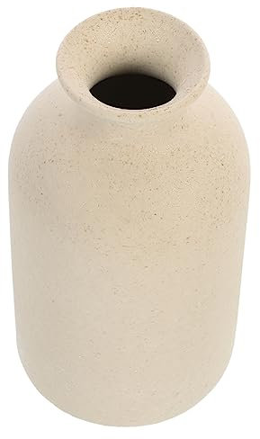 FUNOMOCYA Vintage Keramikvase Mattierte Blumenvase Runde Vase Aus Keramik Dekorative Vase Für Desktop Wohnzimmer Schlafzimmer Fensterbank Büro