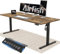 Airfish Scrivania Regolabile in Altezza 180x80cm Scrivania da Ufficio con USB Scrivania Elettrica con Funzione di Memoria Standing Desk con Sistemi Anti-Collisione Altezza Regolabile 73–118cm,Marrone