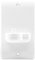 Wall Mount 2 Gang Vertical Electric Toothbrush Charger