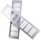 Ventilation Gitter, 30 x 8 CM Lüftungsgitter Alliage d'Aluminium, Rechteckig mit Luftlöchern und Schrauben, Abluftgitter Belüftungsgitter, Korrosionsschutz Einbaugitter für Schrankküche Badezimmertür