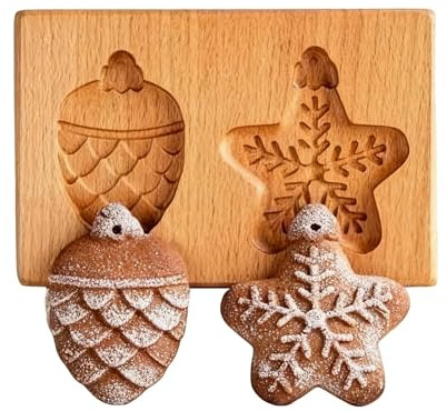 Ausstecher Weihnachten, Keksformen Aus Holz, Realistische 3D Werkzeuge Aus Holz, Ausstechformen Für Kekse, Für Hochzeit Feier Backen Küche Deko