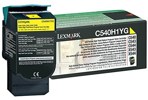 Lexmark C540H1YG C540, C543, C544, X543, X544 Tonerkartusche 2.000 Seiten Rückgabe, gelb