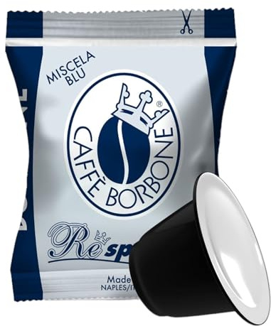 Caffè Borbone Respresso, Miscela Blu - 400 Capsule - Compatibili con le Macchine ad uso domestico Nespresso®* (4 confezioni da 100)