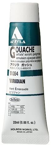 Holbein Acryla Gouache Viridian (A) 20ml