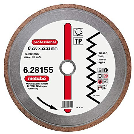 Metabo Dia-TS, 230 x 22,23 mm, professional, TP, 628155000