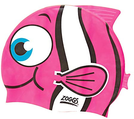 Zoggs Gorro de natación, Juventud Unisex, Rosado, 6-14 años