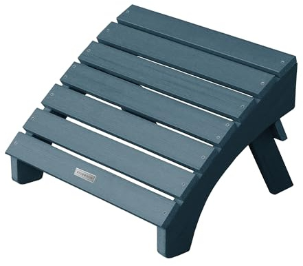 highwood AD-OTL1-NBE Adirondack Folding Ottoman, Nantucket Blue