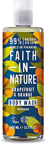 Faith in Nature - Grapefruit & Orange Shower Gel & Foam Bath - 400ml (Case of 6)