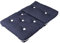 AWN Kapok Outdoor Kissen | 100% Kapok-Naturfasern gefüttert | Wasserfest, Schwimmfähig | Kissenbezug 100% Baumwolle | Doppelkissen | Dunkelblau