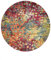 RugVista, Davina, Teppich, Mittelflor, ∅ 250 cm, Rund, Modern, Oeko-Tex Standard 100, Polypropylene, Flur, Schlafzimmer, Küche, Wohnzimmer, Braun/Hellbraun/Gelb, Braun