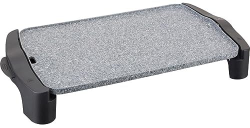 Jata GR558 Plancha de Asar, Antiadherente, Resistencia al rayado, 2500 W, Medidas 46 x 28 cm, Resistencia en forma M, Fabricada en España, Fácil limpieza, Bandeja recogesalsas ( Material Cerámica)