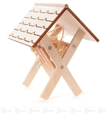 Rudolphs Schatzkiste Ersatzteile & Bastelbedarf Futterkrippe Natur Breite x Höhe x Tiefe 7,8 cmx9,2 cmx7 cm NEU Erzgebirge Zubehör Weihnachtskrippe