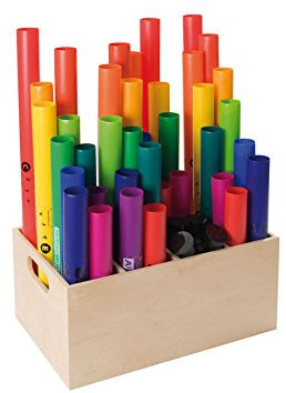 Boomwhackers - Gruppensatz mit 39 Röhren, kompletter Satz, hervorragende Qualität
