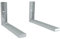 deleyCON Soporte Universal para Microondas Microondas de Montaje en pared Hasta 35kg Extensible a 48,3cm Horno Parrilla de Montaje en Horno Cafetera - Plata