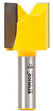 Yonico 14033 1-1/4-Inch X 1-1/4-Inch Straight Router Bit 1/2-Inch Shank