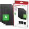 Honeywell air Purifier Filter, Carbon Fiber, Black, 4 Piece Set