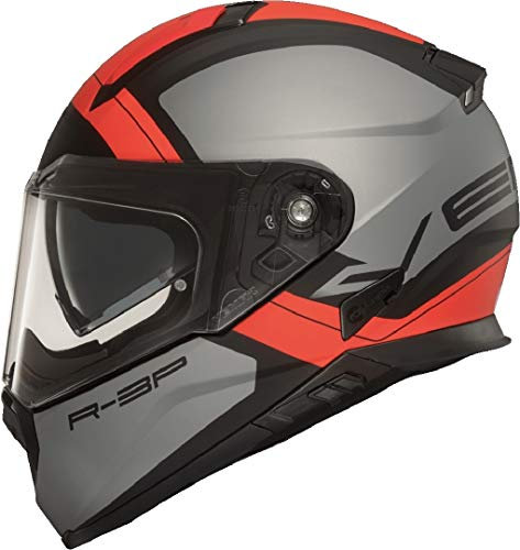 Vemar Zephir Mars Motorradhelm Rot/Silber M