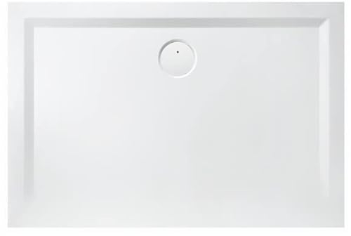 HOESCH Hoesch Mineralguss-Duschwanne MUNA mit Antirutsch 1200 x 700 x 30 mm weiß