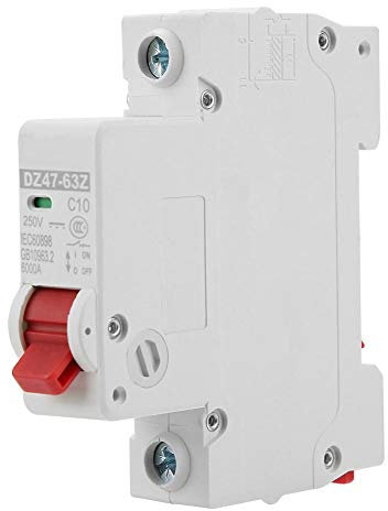 Interruttore magnetotermico DC, DZ47-63Z-1P 10A interruttore protezione contro le perdite interruttore aria protezione da sovracorrente interruttore per energia solare, bus box, impianto fotovoltaico