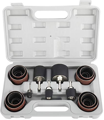 KUNTEC 25 Pieces Sanding Drum Kit for Woodworking Drill Presses and Power Drills
