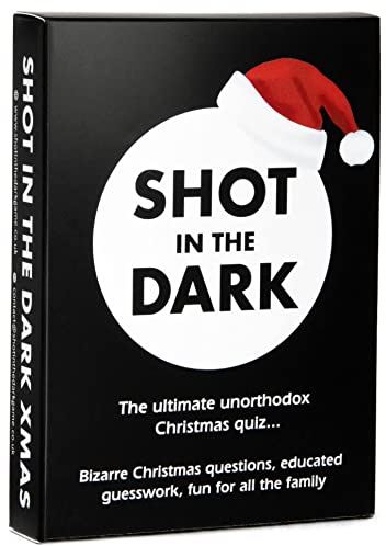 Shot in the Dark: Christmas Quiz Edition Age 10+ | 2+ players | Adults, Teens, Kids & Families | Ideal Christmas Stocking Filler Gift