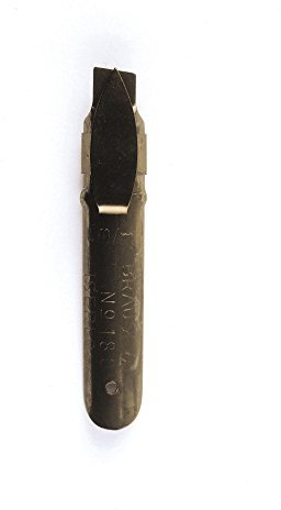 Brause 158040B - Packung mit 15 Banzugfedern 4mm, mit abgeschrägter Spitze und Reservoir für die westliche Kalligrafie, ideal für Kalligraphie, 1 Box